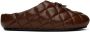 ABRA Brown Quilted Loafers - Thumbnail 1