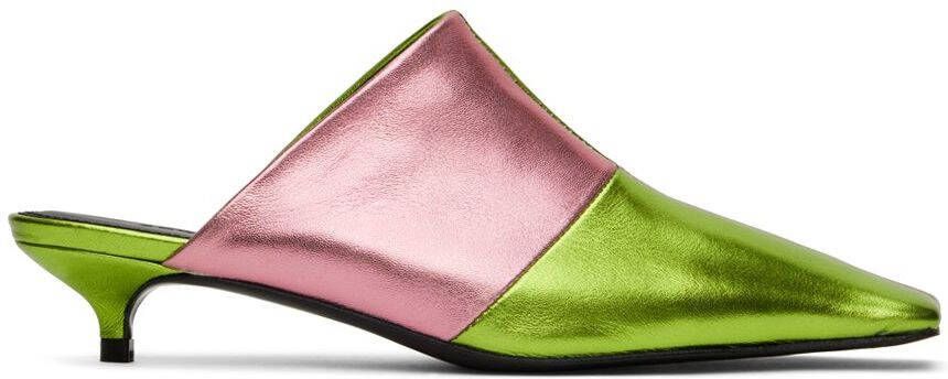 ABRA Green & Pink Lord Mules