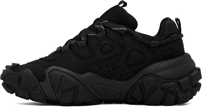 Acne Studios Black Chunky Mesh Sneakers - Picture 3
