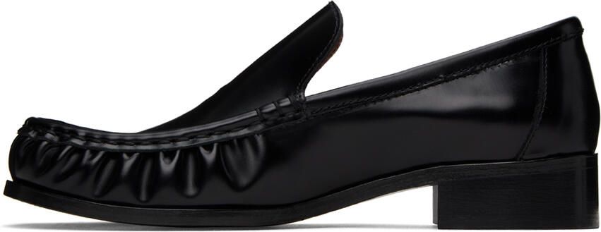 Acne Studios Black Initials Loafers - Picture 3