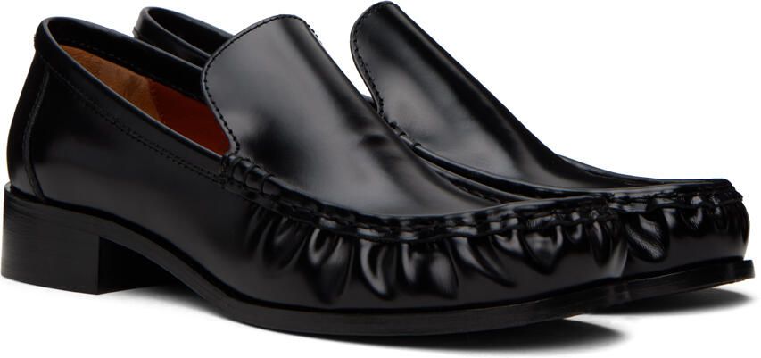 Acne Studios Black Initials Loafers - Picture 2