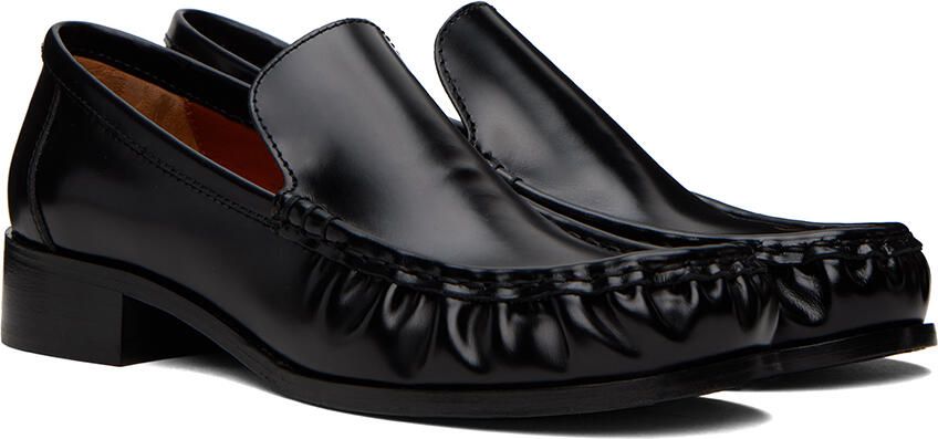 Acne Studios Black Initials Loafers - Picture 2