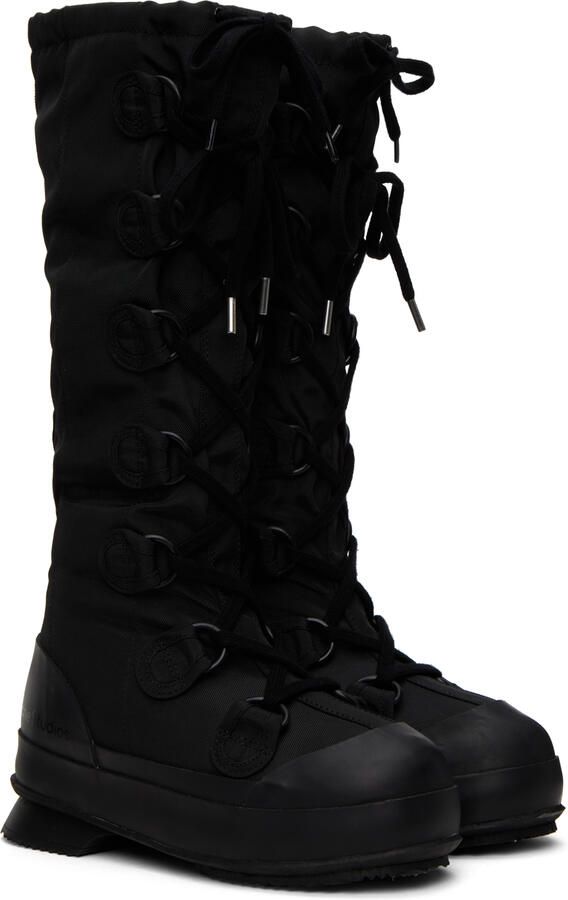 Acne Studios Black Lace-Up Boots