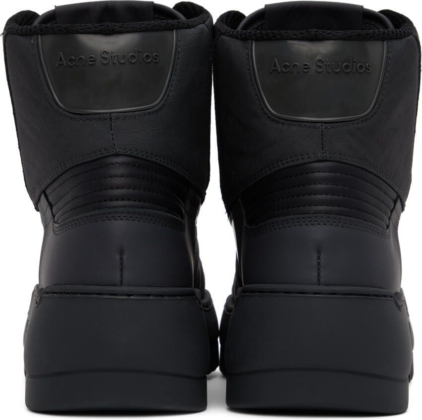 Acne Studios Black Paneled Boots