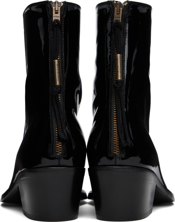 Acne Studios Black Patent Boots