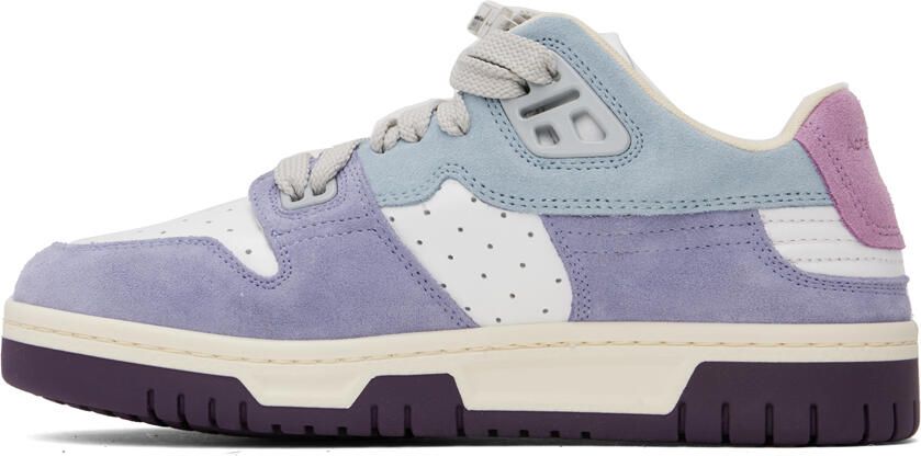 Acne Studios Blue & Purple Preppy Low Sneakers - Picture 3