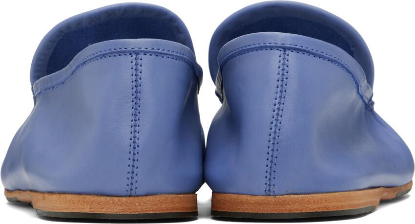 Acne Studios Blue Slip-On Loafers