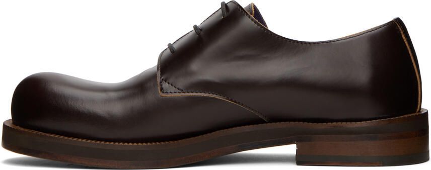 Acne Studios Brown Bump Finish Derbys - Picture 3