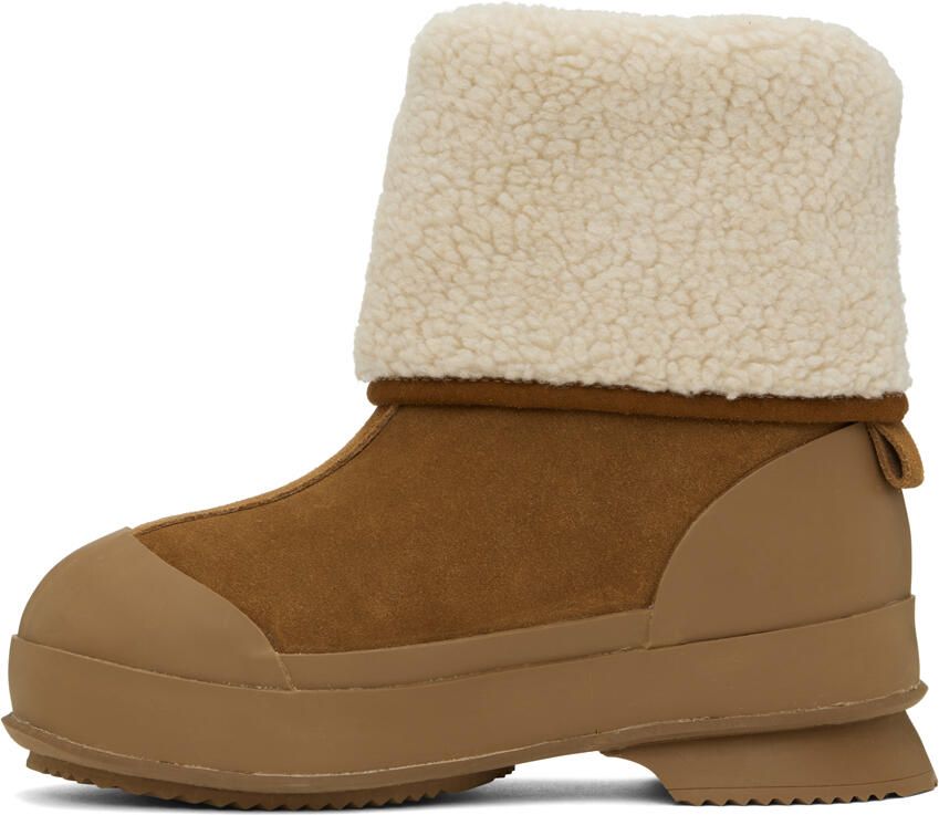 Acne Studios Brown Reversible Boots - Picture 3