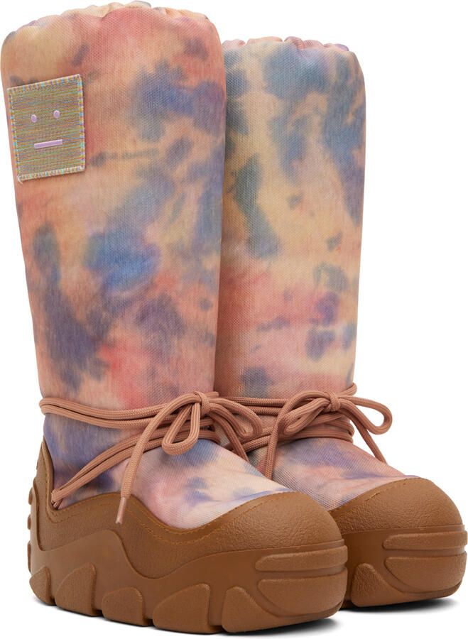 Acne Studios Orange Bolo Cloud Boots