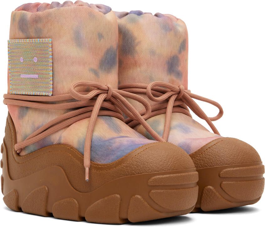 Acne Studios Orange Cloud Snow Ankle Boots - Picture 3