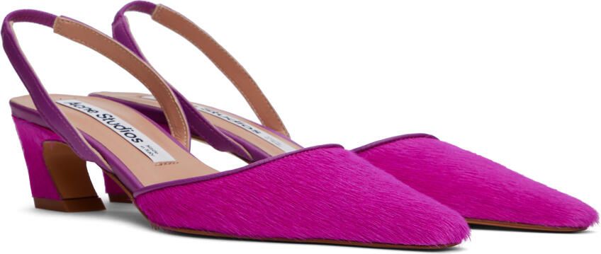 Acne Studios Pink Slingback Pumps - Picture 2