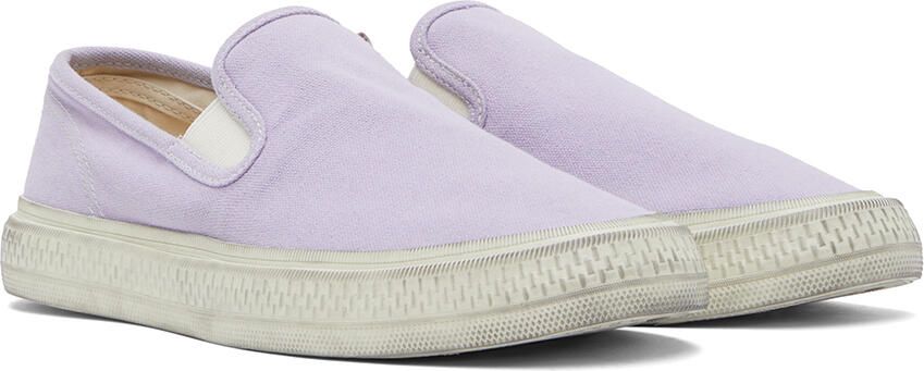 Acne Studios Purple Ballow Tumbled Slip-On Sneakers - Picture 2