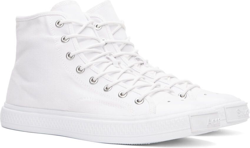 Acne Studios White Ballow High Sneakers - Picture 2