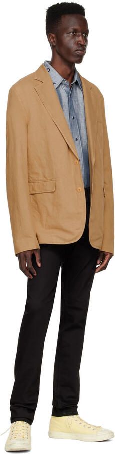 Acne Studios Yellow Ballow Tumbled High Sneakers - Picture 4