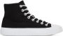 Acne Studios Black Canvas High Sneakers - Thumbnail 1
