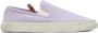 Acne Studios Purple Ballow Tumbled Slip-On Sneakers - Thumbnail 1