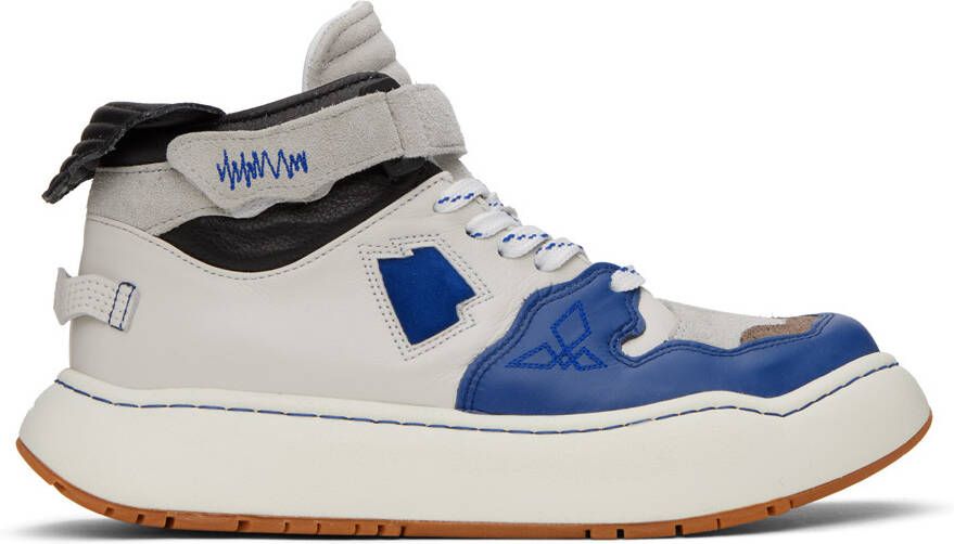ADER error Gray & Blue Khalif Sneakers