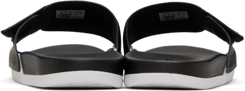 Adidas by Stella McCartney Black Velcro Slides - Picture 5