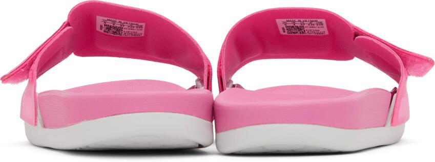 Adidas by Stella McCartney Pink Velcro Slides - Picture 2