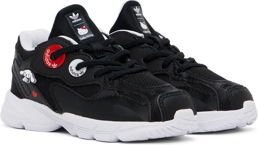 Adidas Kids Baby Black Hello Kitty Astir Sneakers - Picture 2
