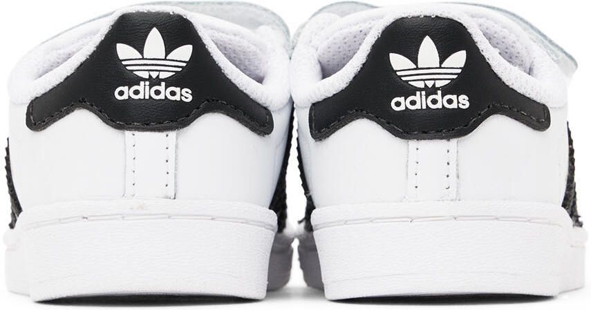 Adidas Kids Baby White & Black Superstar Sneakers