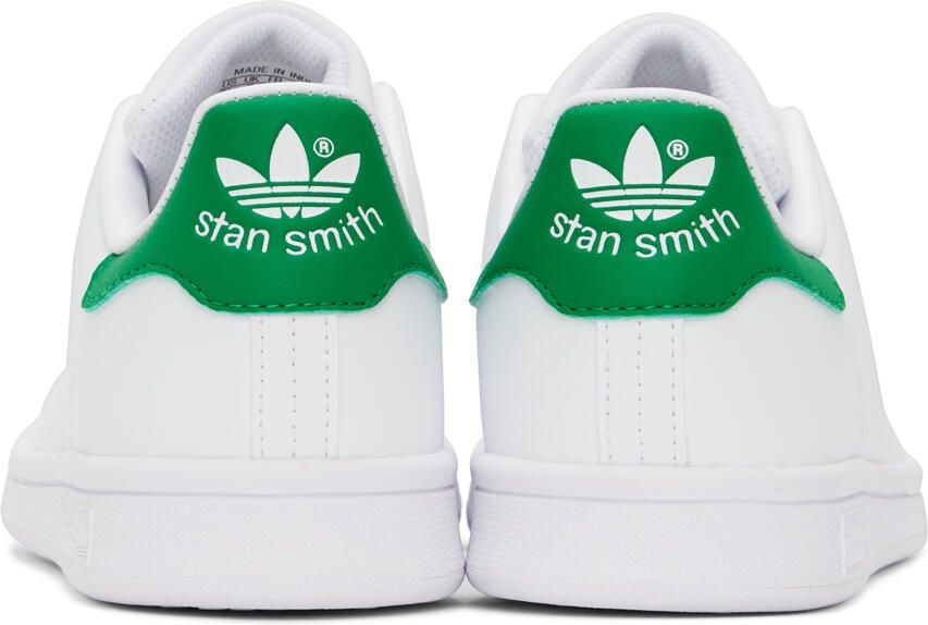 Adidas Kids White & Green Stan Smith Big Kids Sneakers
