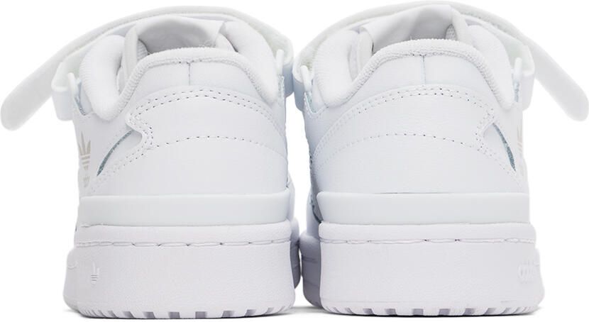 Adidas Kids White Forum Low Big Kids Sneakers - Picture 2
