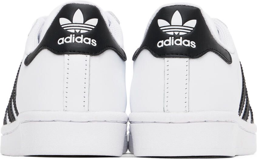 Adidas Kids White & Black Superstar Big Kids Sneakers