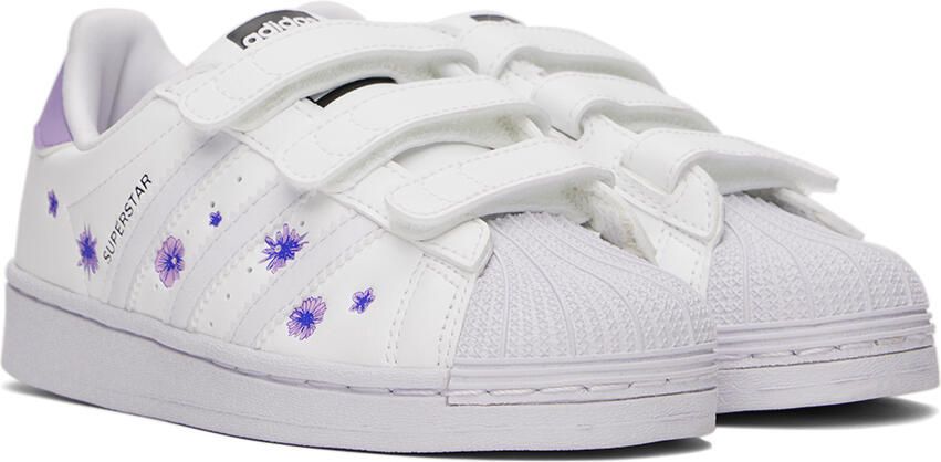 Adidas Kids White Superstar Little Kids Sneakers