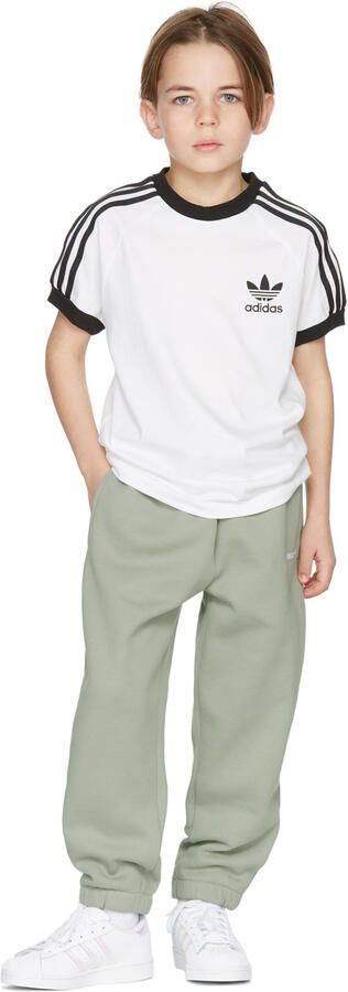 Adidas Kids White Superstar Little Kids Sneakers - Picture 4