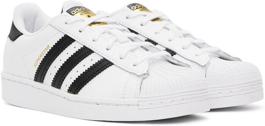 Adidas Kids White Superstar Sneakers - Picture 2