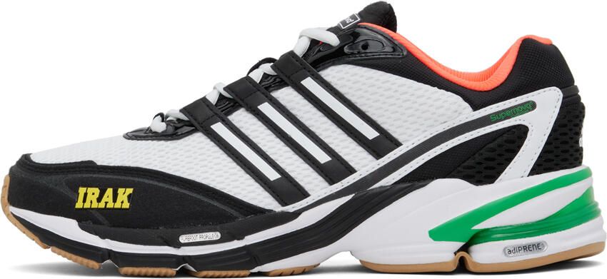 Adidas Originals Black & White Supernova Cushion 7 Irak Sneakers - Picture 3