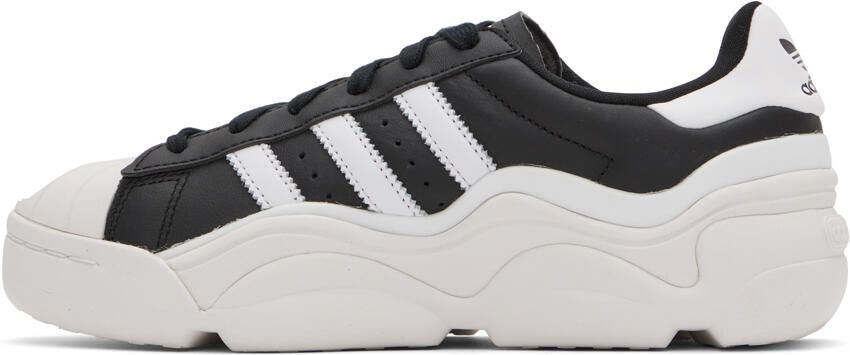 Adidas Originals Black & White Superstar Millencon Sneakers - Picture 3