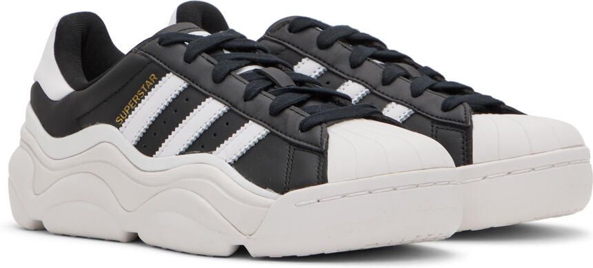 Adidas Originals Black & White Superstar Millencon Sneakers