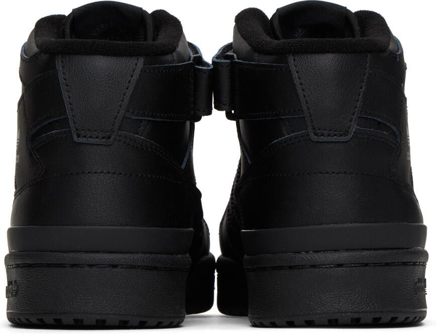Adidas Originals Black Forum Mid Sneakers - Picture 5