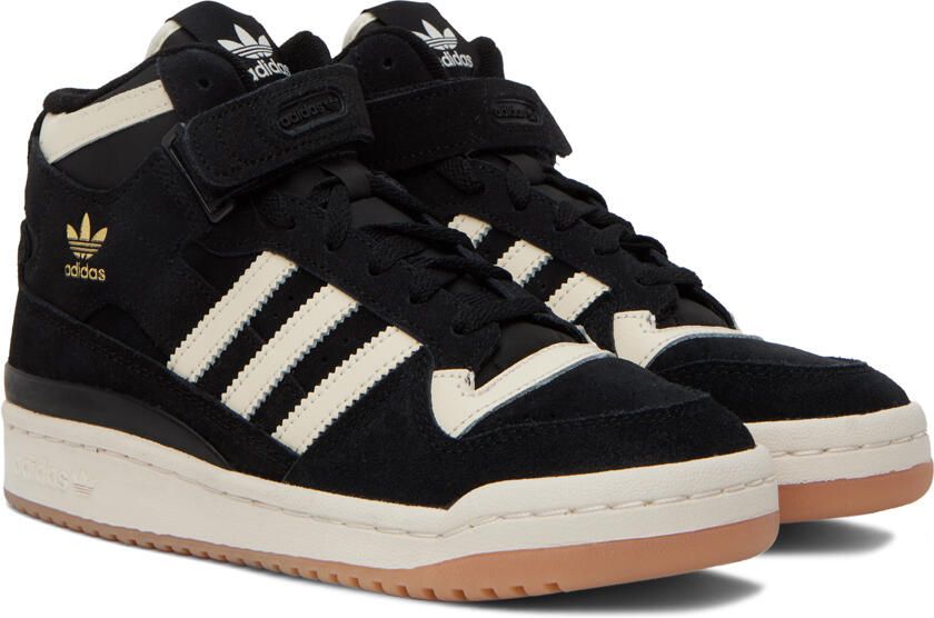 Adidas Originals Black Forum Sneakers - Picture 2