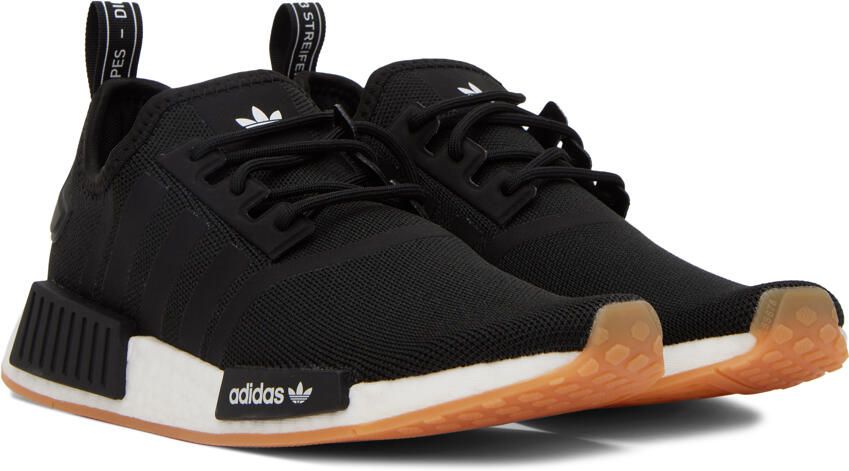Adidas Originals Black & White NMD_R1 Primeblue Sneakers - Picture 2