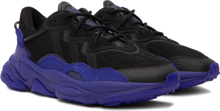 Adidas Originals Black Ozweego Sneakers - Picture 2