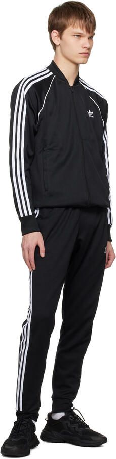 Adidas Originals Black Ozweego Sneakers - Picture 8