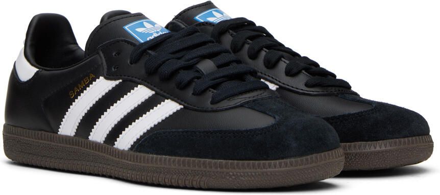 Adidas Originals Black Samba OG Sneakers - Picture 2
