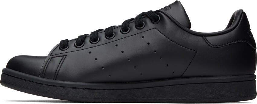 Adidas Originals Black Stan Smith Low-Top Sneakers - Picture 6