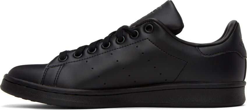 Adidas Originals Black Stan Smith Low-Top Sneakers - Picture 8