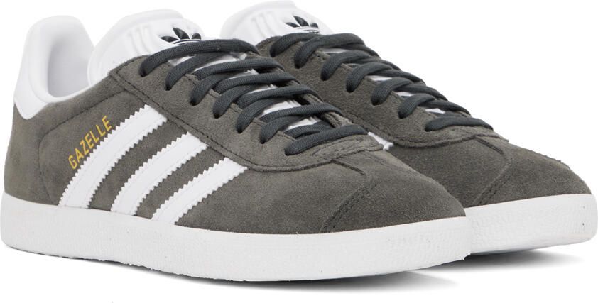 Adidas Originals Gray Gazelle Sneakers - Picture 2