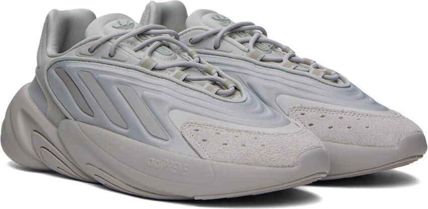 Adidas Originals Gray Ozelia Sneakers - Picture 2