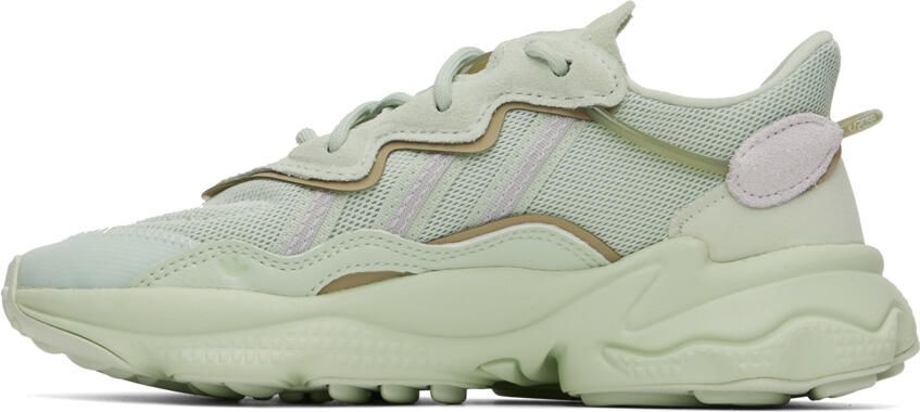 Adidas Originals Green Ozweego Sneakers - Picture 3