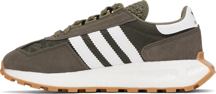 Adidas Originals Khaki Retropy E5 Sneakers - Picture 3