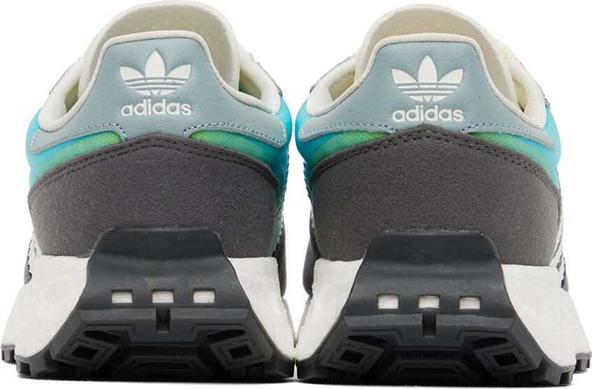 Adidas Originals Gray & Blue Retropy E5 Sneakers