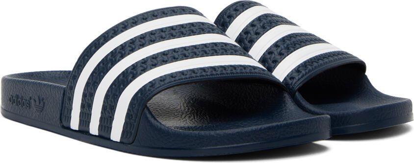 Adidas Originals Navy & White Adilette Slides