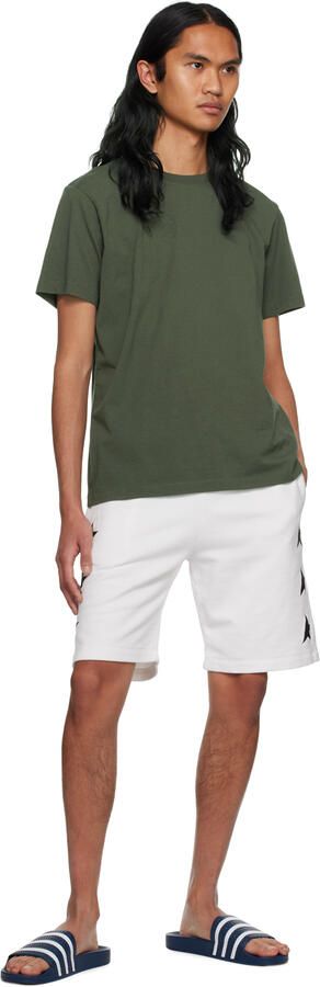 Adidas Originals Navy & White Adilette Slides - Picture 2